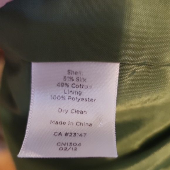 Talbots Elegant Green Blazer for Women - Picture 9 of 9